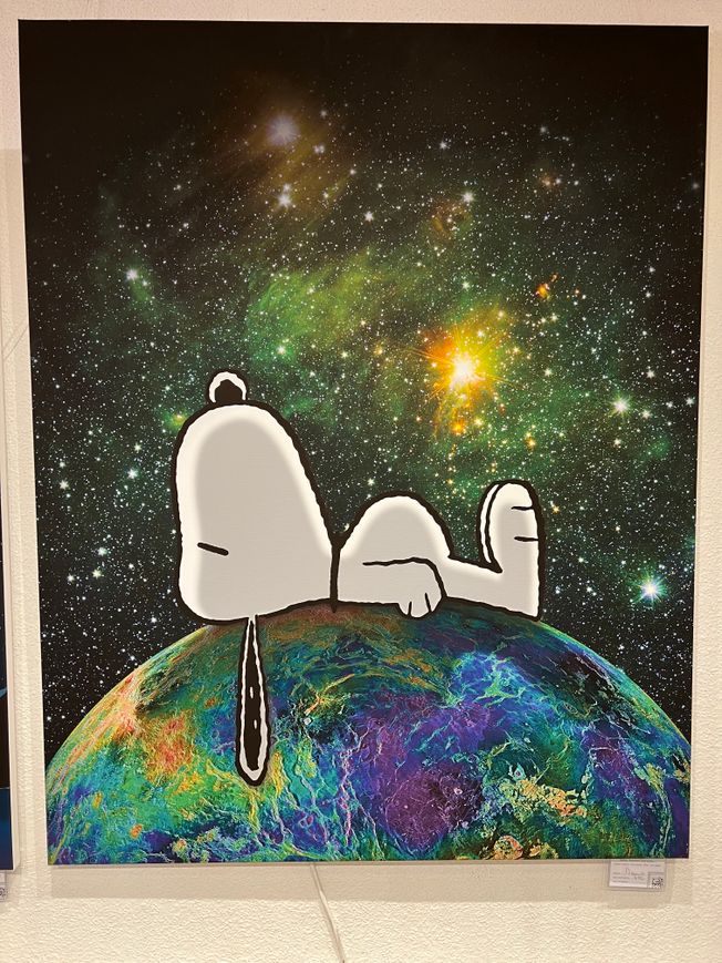 SNOPPY Druck auf Leinwand - nach Peanuts