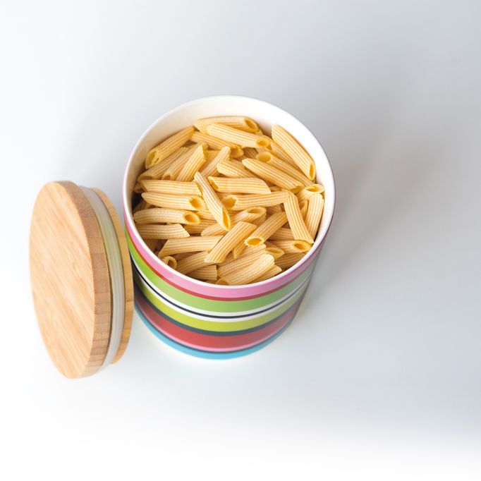 Porzellandose mit Holzdeckel „Verano“ von REMEMBER
